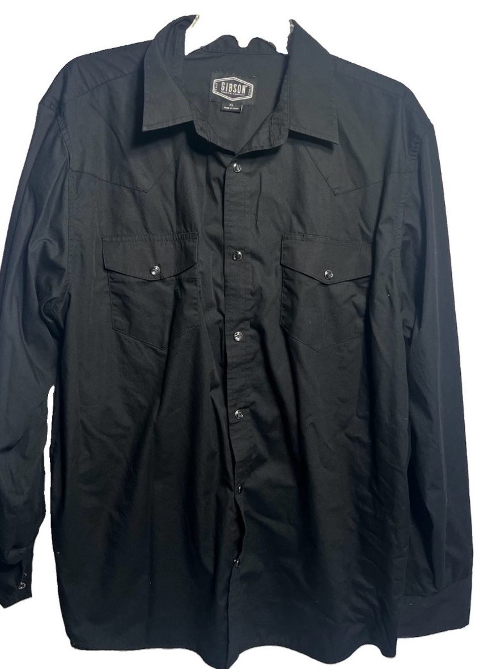 Gibson Trading Company Men's Western Pearl Snap Button Down Shirt Sizes L,XL,XXL